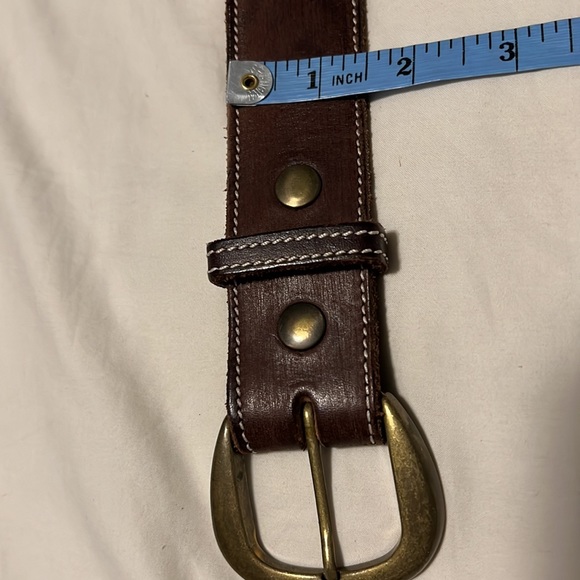 Leather belt, size 40 - Picture 8 of 10